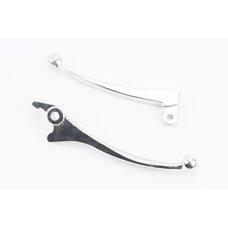 Важелі керма лівий, правий к-кт 2шт (під диск. / барабан. гальмо) Suzuki AD50 "хром"