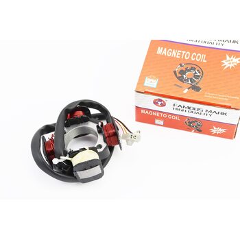 Статор магнето (генератора) Suzuki AD50 (4 катушки разъем "мама 2+1")