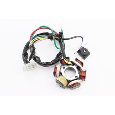 Статор магнето (генератора) Honda DIO AF18 / 27 (6 котушок роз'єм "тато 5 + 1"), тип 1