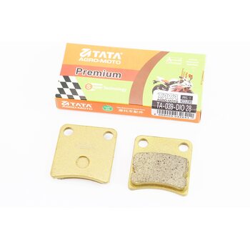 Тормозные колодки (дисковые) Honda DI050/Tact 50; DAELIM GZ50; SYM- Orbit 50; KYMCO- MXU 400 к-кт 2шт желтые