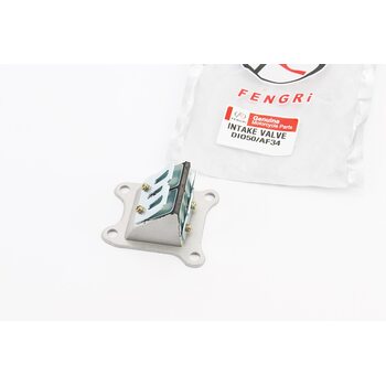 Клапан лепестковый карбюратора Honda AF-34 (под 4 болта, корпус металл)