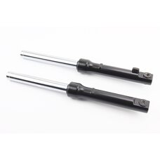 Амортизатор передній к-кт 2шт Honda DIO, 395мм (під бараб. гальм) Якісні, ЧОРНИЙ