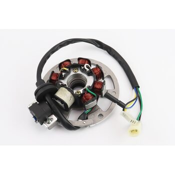 Статор магнето (генератора) Yamaha 3KJ (7 катушек разъем "мама/папа 3+2+1")