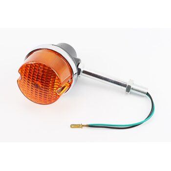 Поворот с кронштейном, цвет ободка-"ХРОМ" (длинная ножка)