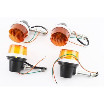 Поворот з кронштейном, колір обідка-"СІРИЙ" 4шт (можливі потертості, cколи, див. фото)