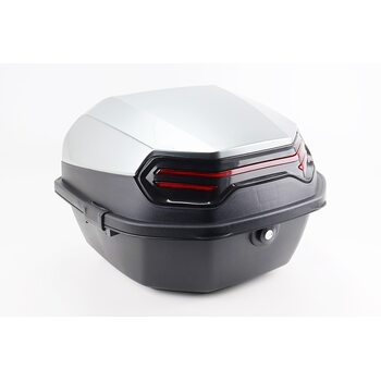 Кофр середній (пластмасовий) 410*410*290мм, сірий