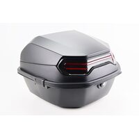 Кофр середній (пластмасовий) 410*410*290мм, чорний матовий