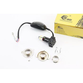 Лампа фари діодний LED-5 SUPER універсальна (к-кт різних кріплень), з стабілізатором + стробоскоп