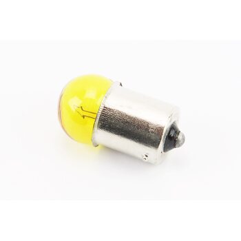 Лампа поворота (желтая с цоколем) 12V/10W G18