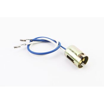 Патрон лампы стопа цоколь BA15D двухконтактный, тип 1