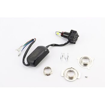 Лампа фари діодний LED-4 SUPER універсальна (к-кт різних кріплень), з стабілізатором