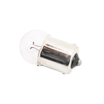 Лампа повороту (біла з цоколем) 12V / 10W G18 BA15s