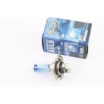 Лампа фары галоген H7 12V 55W PX26D Super White