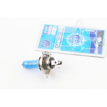 Лампа фары галоген H4 12V 35/35W синяя SUPER