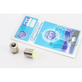 Лампа 1-диодная поворотов БЕЛАЯ G18, к-кт 2шт