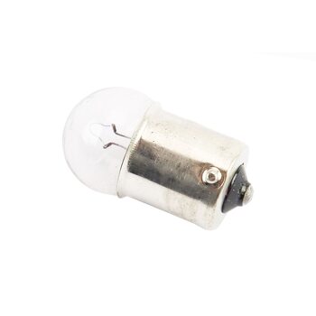 Лампа повороту (біла з цоколем) 12V / 5W G18 BA15s