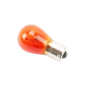 Лампа поворота (большая, желтая с цоколем) 12V/21W BAU15S