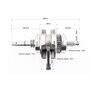 Loncin JL200-68A Коленвал в сборе CBB-200cc