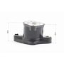 Loncin LX200GY-3 Патрубок карбюратора прогумований (d=28mm)
