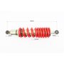 Loncin JL200-68A Амортизатор задній МОНО 325мм*d71мм (втулка 12мм / втулка 12мм) регул., червоний