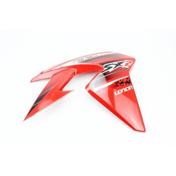 Loncin- LX250GY-3 пластик - бака паливного правий, ЧЕРВОНИЙ