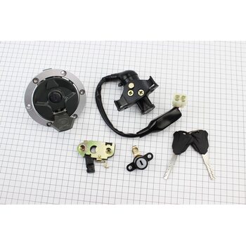 Loncin LX250GS-2A Замки к-кт + кришка бака