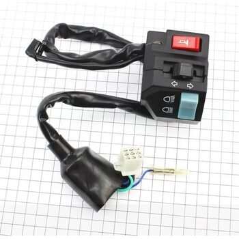 Loncin- JL200GY-2С Блок кнопок на кермі правий (мама)