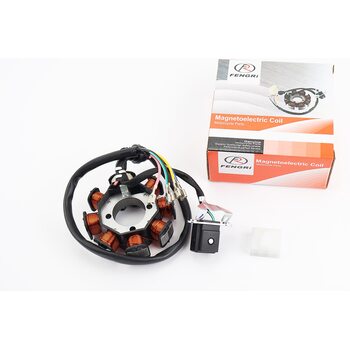 Kinlon JL150-70C Статор магнето (генератора) (8 катушек "5 проводов"), (d=88,5мм)