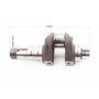 Коленвал R195NM +подшипники+шестерня, CROSSER, S-180