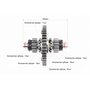 Дифференциал в сборе Z=47, Z=15x16, Z=11 JR-Q12E (120-1)