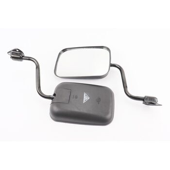 Дзеркала к-кт на МОТОТРАКТОР, "прямокутні" 210x145mm - чорні, кріплення під три болти