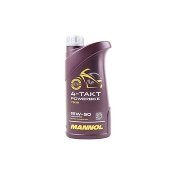 Олива 4T 15W-50 - синтетична мотоциклетна "Powerbike", 1L
