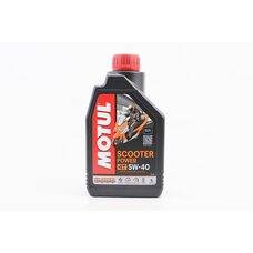Масло 4T 5W-40 - синтетическое скутерное "Scooter Power SYNTHESE 100%", 1L