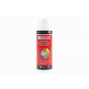 Фарба акрилова №01 "БІЛИЙ ГЛЯНЦЕВИЙ", Аерозоль 400ml