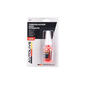 Фіксатор різьби довгостроковий "A 218 Threadloker High Strengh RED", 10ml