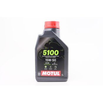 Масло 4T 15W-50 - полусинтетическое мотоциклетное "5100 Technosynthese", 1L