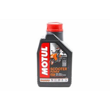 Масло 2T - синтетическое скутерное "Scooter Power SYNTHETIC 100%", 1L