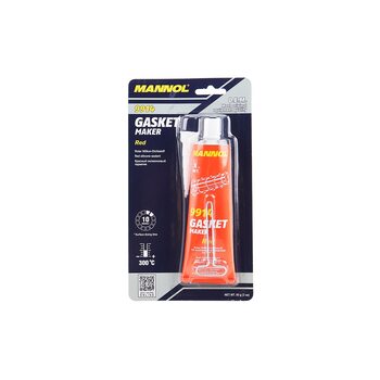 Герметик силіконовий високотемпературний ЧЕРВОНИЙ "9914 Gasket Maket Red" 85g