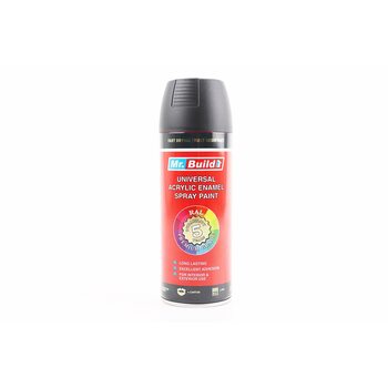 Краска акриловая №20 "ЧЕРНЫЙ МАТОВЫЙ", Аэрозоль 400ml