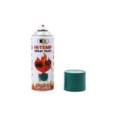 Фарба акрилова жаростійка 400°F, №0013 "Зелений", Аерозоль 400ml