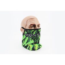 Маска обличчя пилозахисна "Monster", із зеленим малюнком, GE-75