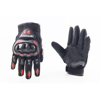 Перчатки мотоциклетные M-Черно-Красные