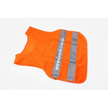 Жилет безопасности светоотражающий сетка, S (53*48см)