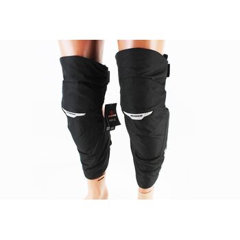 Наколенники защитные (колено+голень) к-кт 2шт, Чёрные, тип 2
