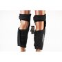 Наколінники захисні (коліно+гомілка) к-кт 2шт, Чорні, тип 2