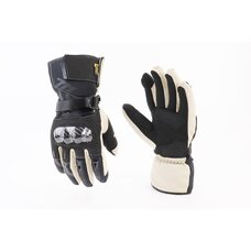 Перчатки мотоциклетні, теплі XL-Чорно-Білі