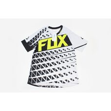 Футболка (Джерси) мужская L-(Polyester 80% / Spandex 20%), короткие рукава, свободный крой, серо-чёрная, НЕ оригинал