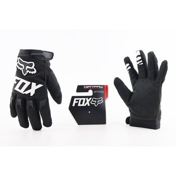 Перчатки мотоциклетные L-Черно-Белые