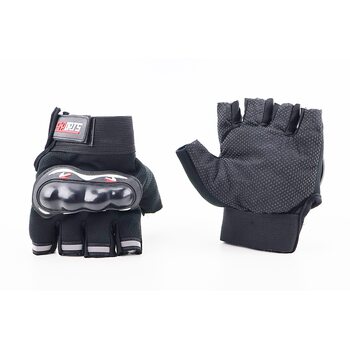 Перчатки мотоциклетные без пальцев.