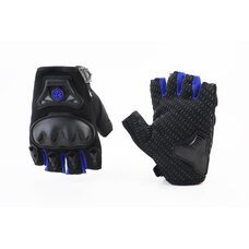 Перчатки мотоциклетні без пальців XL-Чорно-Сині
